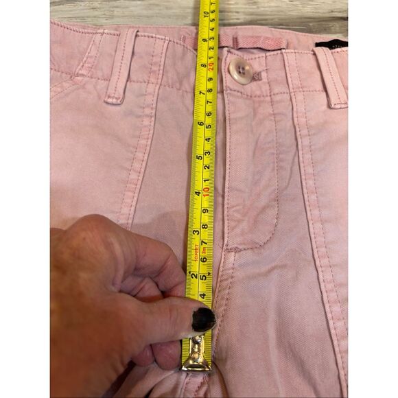 Banana Republic pink and cream utility pants size 0 - Picture 4 of 15